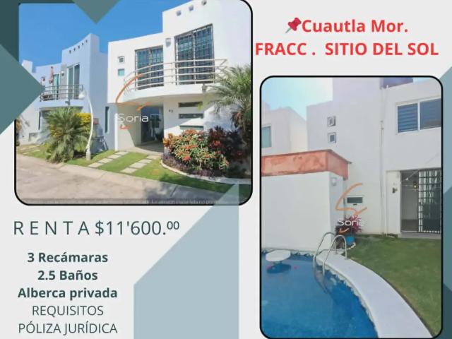 Casa en renta en Morelos