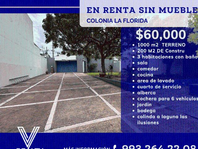 Casa en renta en Centro, Tabasco