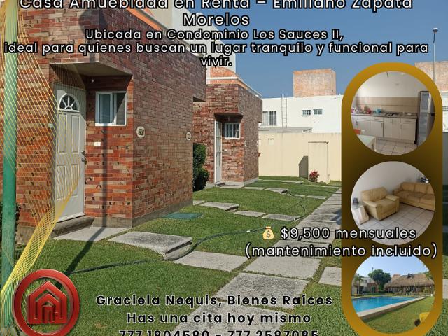Casa en renta en Morelos
