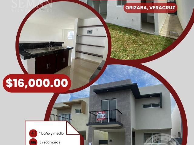 Casa en renta en Orizaba, Veracruz