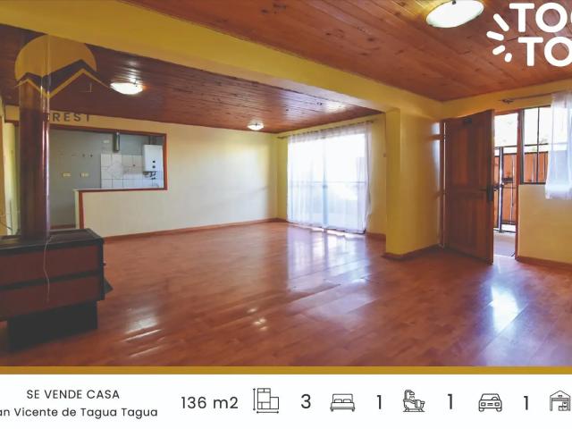 Casa en venta en San Vicente, Libertador General Bernardo O'higgins