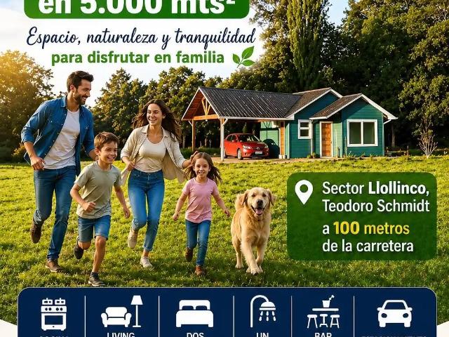 Casa en arriendo en Teodoro Schmidt, La Araucanía