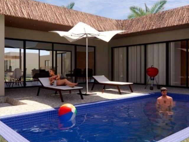 Casa en venta dentro de coto frente al mar