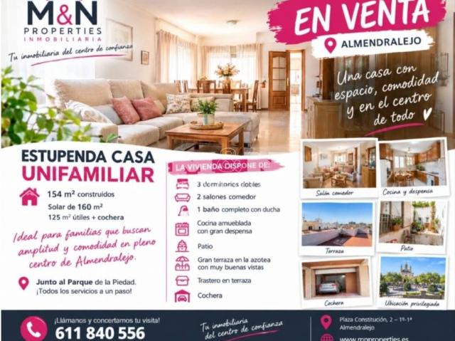 Casa en venta en Tierra de Barros, Extremadura