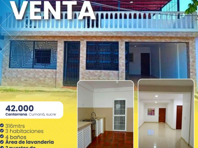 Casa en venta en Cumaná, Sucre