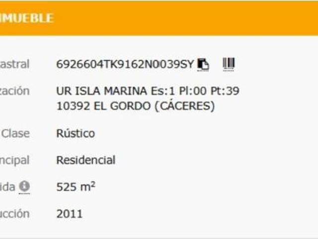 Casa en venta en El Gordo, Extremadura