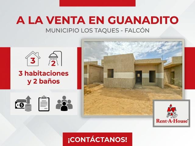 Casa en venta en Los Taques, Falcón