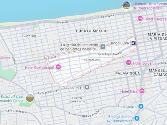 CASA EN VENTA EN LA COLONIA PETROLERA, COATZACOALCOS, VERACRUZ