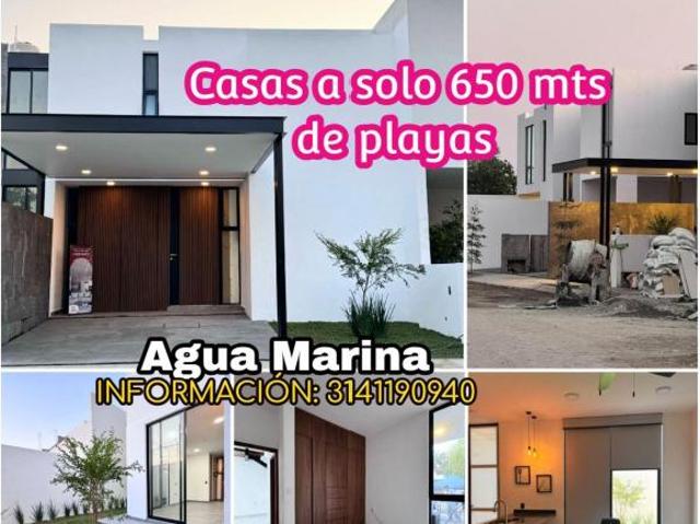 casa en venta en Manzanillo, agua marina