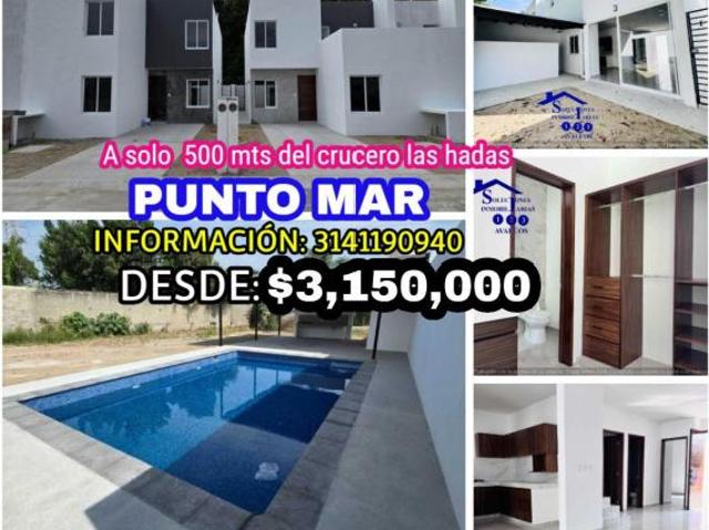 casa en venta en Manzanillo, Punto Mar