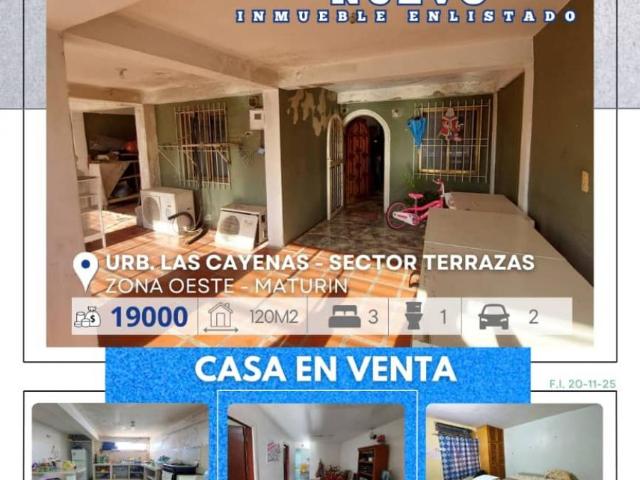 Casa en venta en Maturin, Monagas
