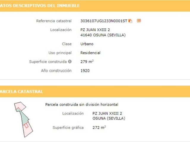 Casa en venta en Osuna, Andalucía
