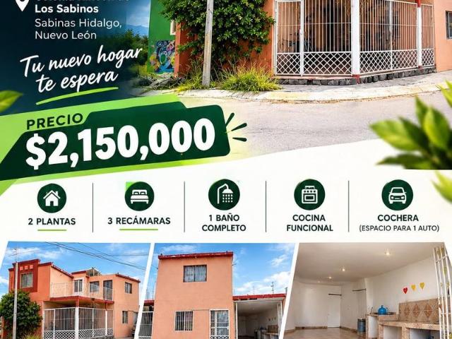 Casa en venta en Sabinas Hidalgo