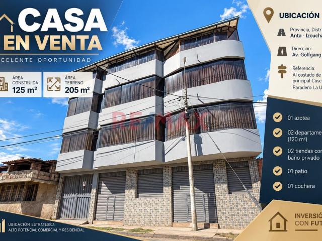 Casa venta en Huachacay, Anta