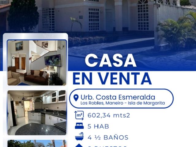 Casa en venta en Los Robles, Nueva Esparta