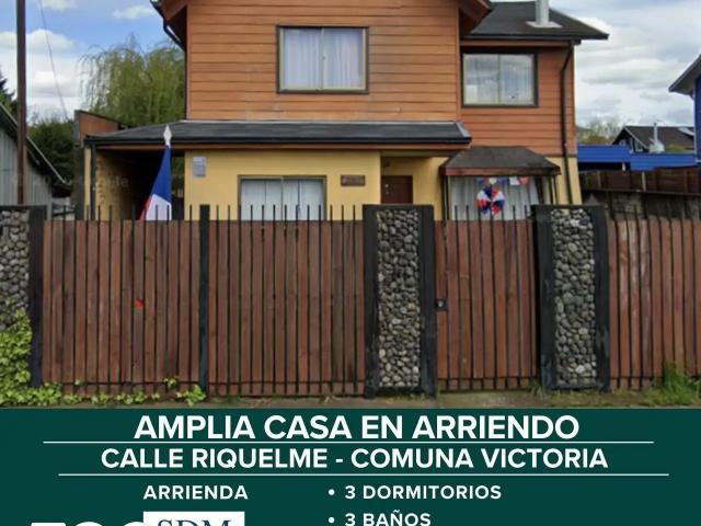 Casa en arriendo en Victoria, La Araucanía