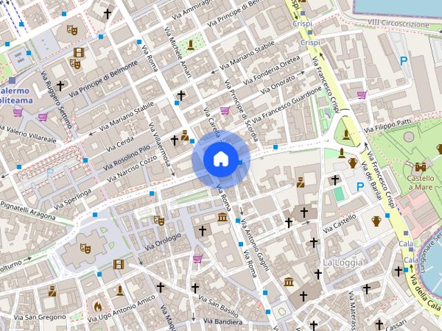 Villa Indipendente in affitto a I Circoscrizione, Palermo