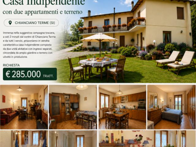 Villa Indipendente in vendita a Chianciano Terme, Toscana