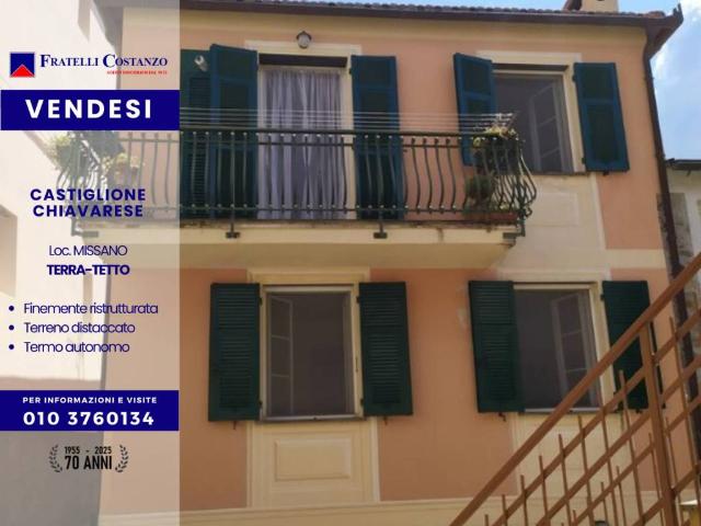 Villa Indipendente in vendita a Castiglione Chiavarese, Liguria