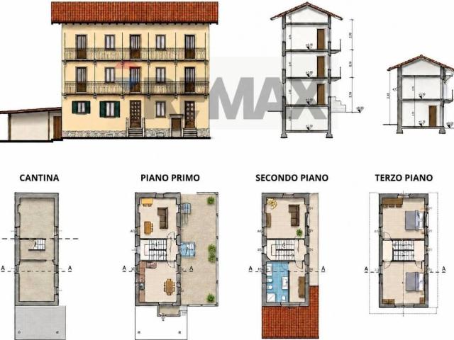 Villa Indipendente in vendita a Piemonte, Novara