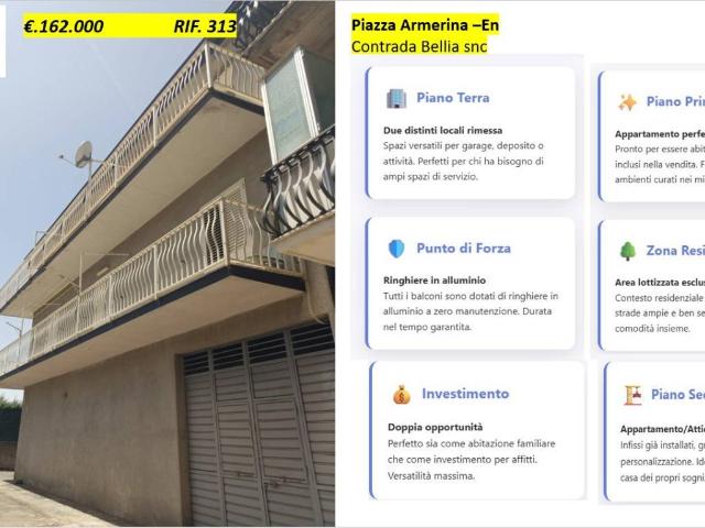 Villa Indipendente in vendita a Piazza, Enna