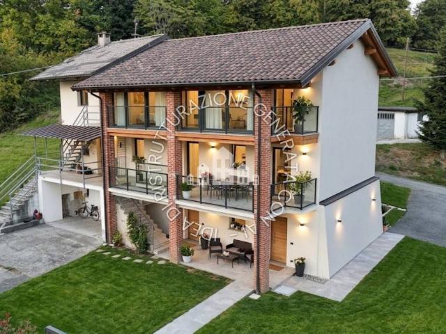 Villa Indipendente in vendita a Cresto, San Colombano Belmonte