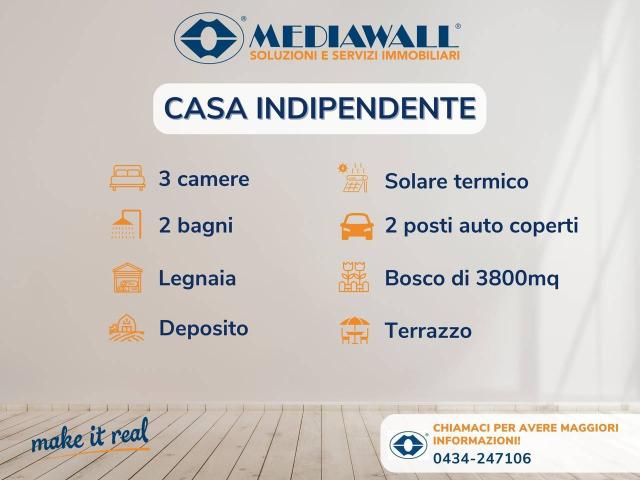 Villa Indipendente in vendita a Travesio, Friuli-Venezia Giulia