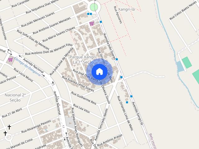 Casa aluguel em Parque Xangri-Lá 1ª Seção, Contagem