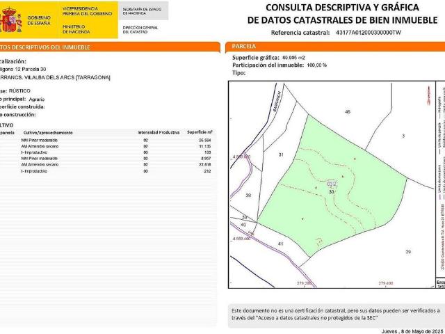 Casa Rural en venta en Terra Alta, Catalunya
