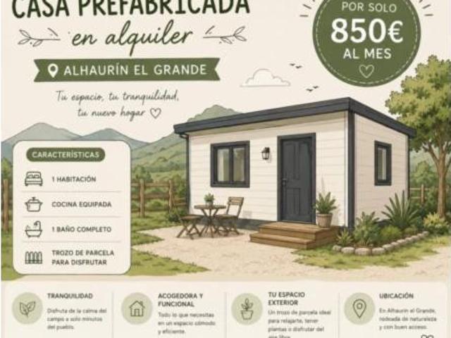 Casa Rural en alquiler en Barrio de San Antón, Valle del Guadalhorce
