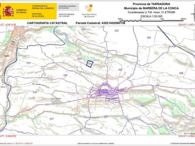 Terreno en venta en Conca de Barberà, Catalunya