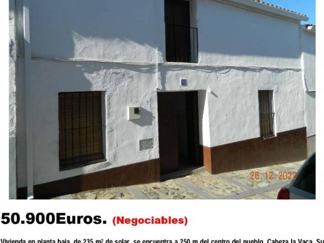 Casa Rural en venta en Cabeza La Vaca