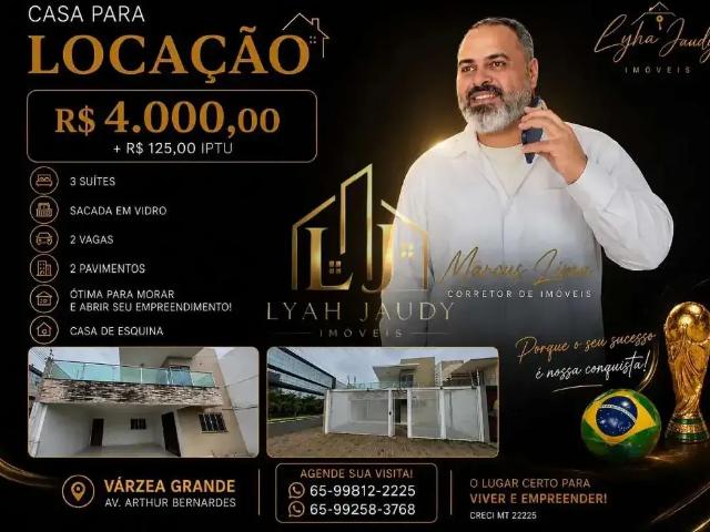 Casa aluguel em Região Geográfica Imediata de Cuiabá, Região Metropolitana do Vale do Rio Cuiabá