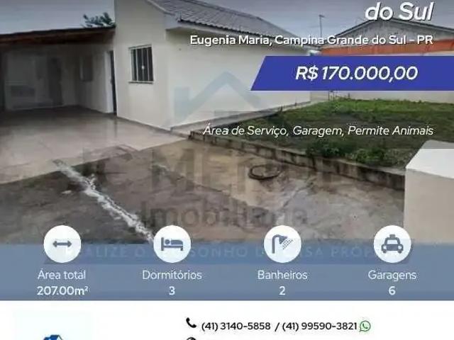 Casa venda em Região Geográfica Imediata de Curitiba, Região Metropolitana de Curitiba