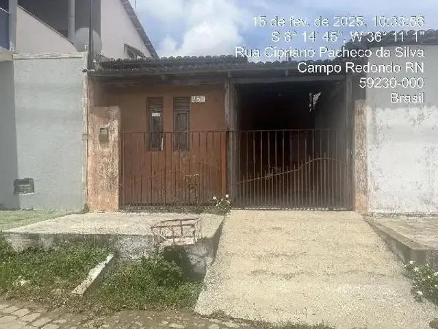 Casa venda em Região Geográfica Imediata de Santa Cruz, Campo Redondo