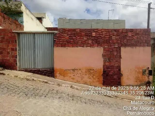 Casa venda em Região Geográfica Imediata de Vitória de Santo Antão, Chá de Alegria