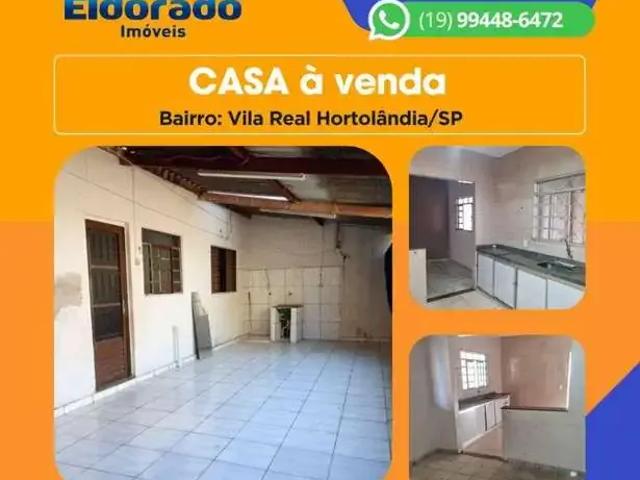 Casa venda em Vila Real Cont., Hortolândia