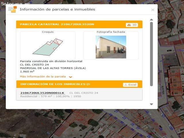 Casa en venta en Madrigal De Las Altas Torres, Castilla y León