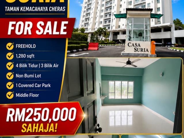 Condominium for sale in Kajang, Langat