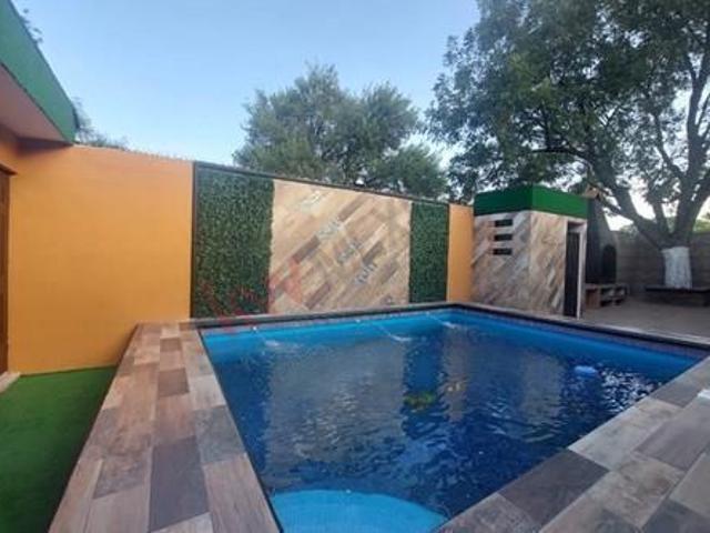 Casa tipo quinta en VENTA con alberca equipada en Guadalupe, Nuevo León lista para habitar y disfr