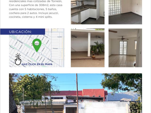 Casa en renta en Torreón, Coahuila