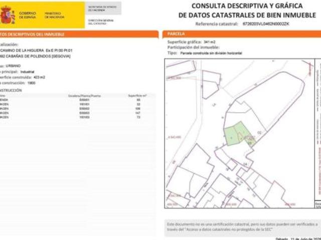 Casa en venta en Sexmo de Cabezas, Cabañas De Polendos