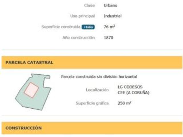 Casa en venta en Cee, Fisterra