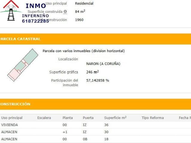 Casa en venta en Narón, Ferrol