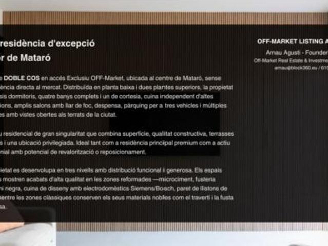 Casa en venta en els Molins, Maresme
