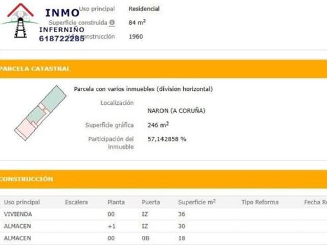 Casa en venta en Narón, Ferrol
