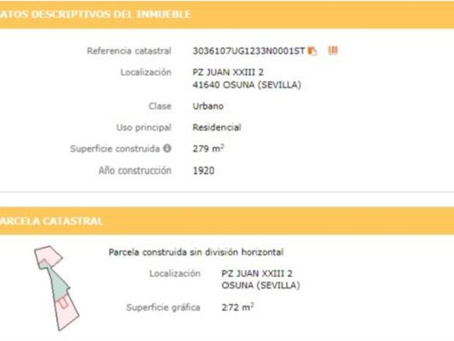 Casa en venta en Osuna, Andalucía
