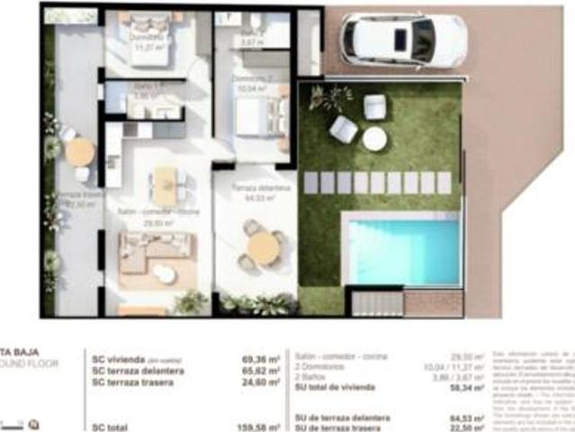 Casa en venta en Loma de Abajo, San Pedro del Pinatar