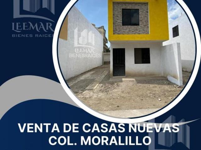 CASAS NUEVAS EN VENTA DE 3 RECAMARAS EN COL. MORALILLO, PANUCO, VER