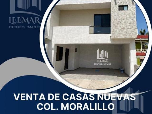 CASAS NUEVAS EN VENTA DE 3 RECAMARAS EN COL. MORALILLO, PANUCO, VER